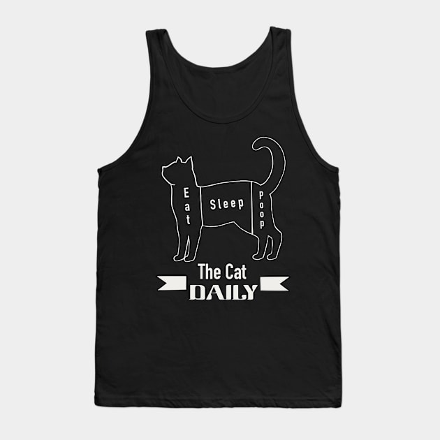 The Cat Daily Tank Top by RiyanRizqi